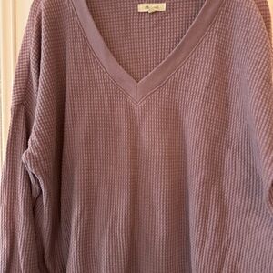 Madewell waffle knit shirt